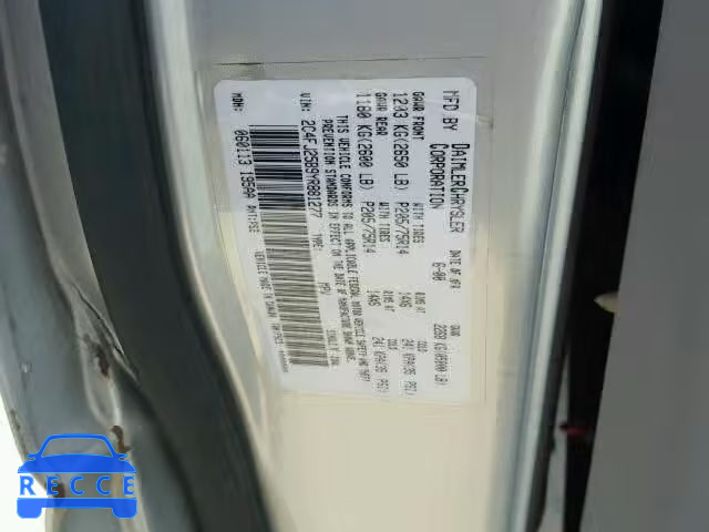 2000 CHRYSLER VOYAGER 2C4FJ25B9YR881277 image 9