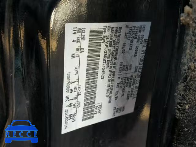 2002 LINCOLN NAVIGATOR 5LMFU28R82LJ04825 image 9