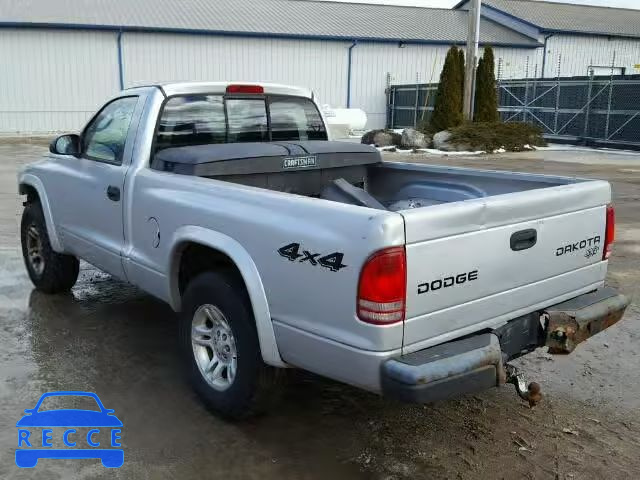 2003 DODGE DAKOTA SXT 1D7GG16X93S301370 зображення 2