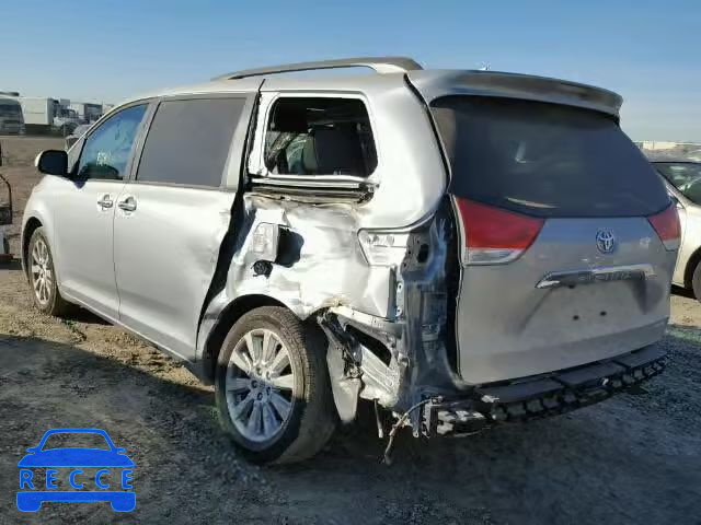 2014 TOYOTA SIENNA XLE 5TDYK3DC7ES517366 image 2