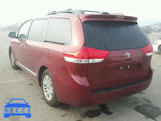 2012 TOYOTA SIENNA XLE 5TDYK3DC9CS226168 зображення 2