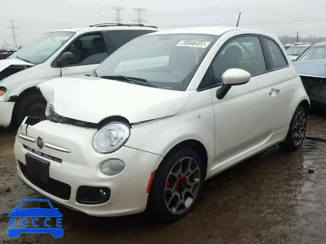 2012 FIAT 500 SPORT 3C3CFFBR2CT116774 зображення 1