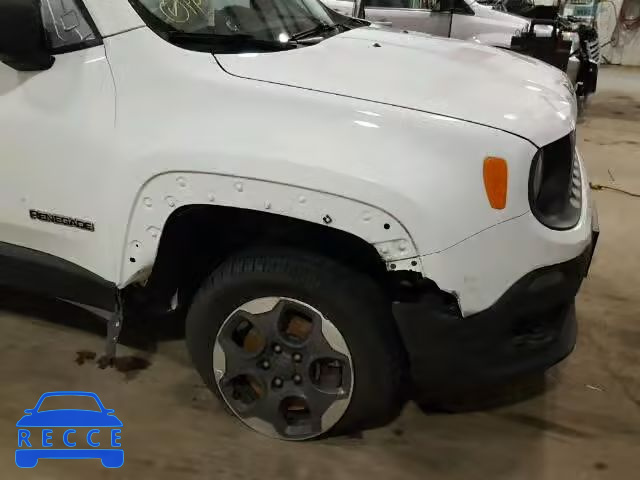 2016 JEEP RENEGADE S ZACCJBAW5GPC67745 image 8