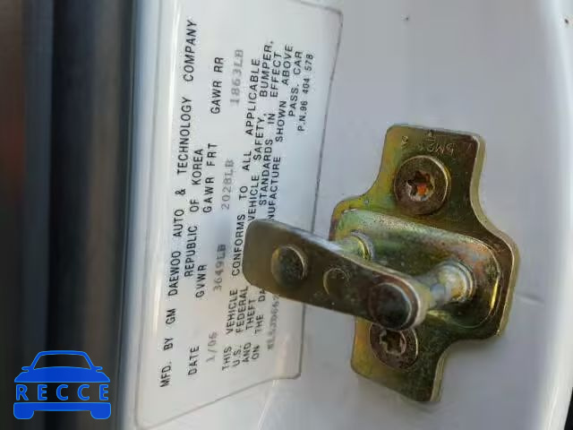 2006 SUZUKI RENO KL5JD66Z46K365205 image 9