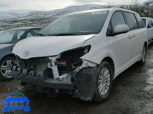 2013 TOYOTA SIENNA XLE 5TDYK3DC4DS384256 зображення 1