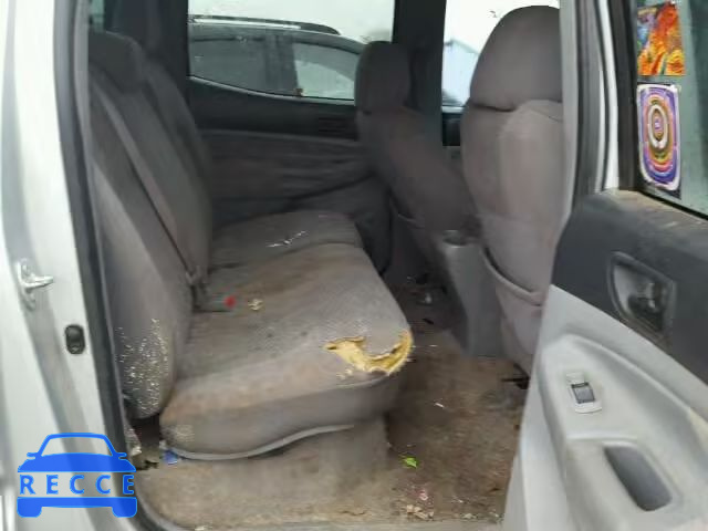 2006 TOYOTA TACOMA DOU 5TELU42NX6Z155343 зображення 5