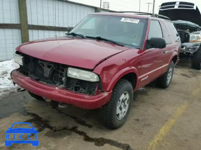 2003 CHEVROLET BLAZER 1GNCT18X63K187353 image 1