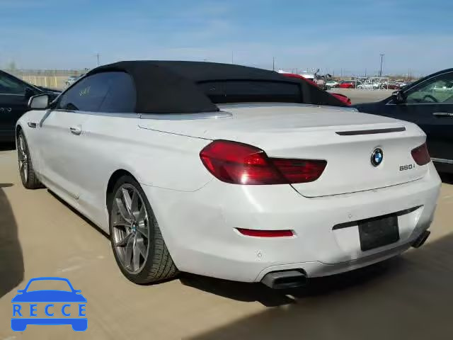 2012 BMW 650I WBALZ3C58CDL71297 image 2