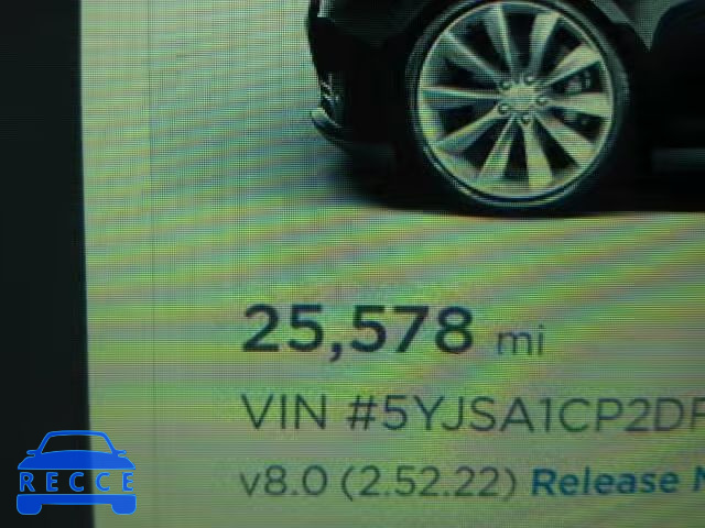 2013 TESLA MODEL S 5YJSA1CP2DFP06592 зображення 3