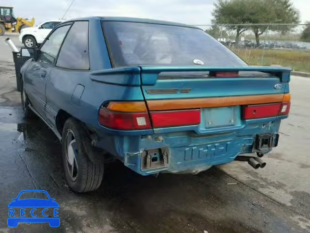 1992 FORD ESCORT GT 1FAPP1289NW144076 image 2