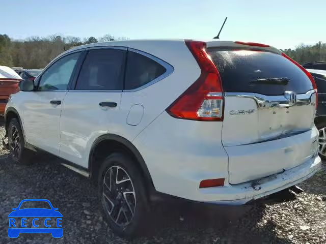 2016 HONDA CR-V SE 5J6RM3H48GL008550 зображення 2