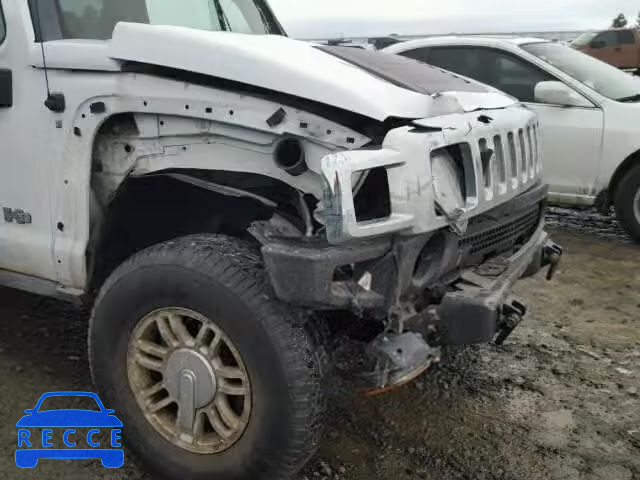 2007 HUMMER H3 SUV 5GTDN13E178222289 image 8