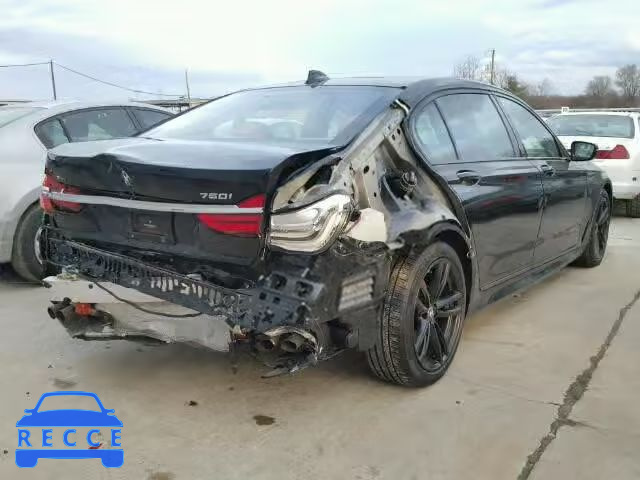 2016 BMW 750I XDRIV WBA7F2C58GG419101 зображення 3