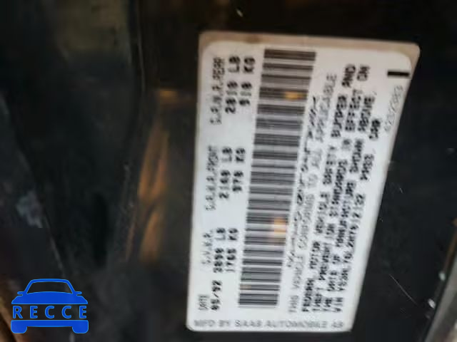 1992 SAAB 900 YS3AL76L2N7012132 image 9