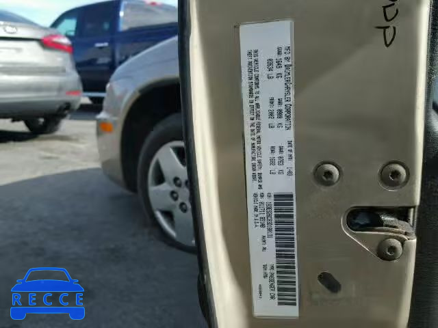 2003 DODGE NEON SE 1B3ES26C83D180131 image 9