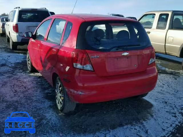 2004 CHEVROLET AVEO KL1TD62664B170368 зображення 2