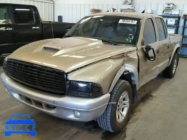 2002 DODGE DAKOTA QUA 1B7HL48N92S607491 зображення 1