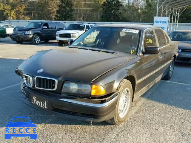 1998 BMW 740IL WBAGJ8326WDM09402 зображення 1