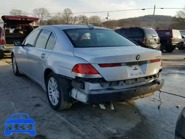 2003 BMW 745I WBAGL63463DP67787 Bild 2