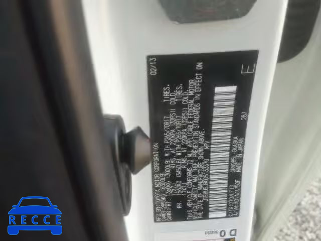 2013 TOYOTA 4RUNNER SR JTEBU5JR0D5133370 image 9