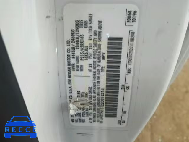 2002 NISSAN QUEST GXE 4N2ZN15T22D812314 image 9