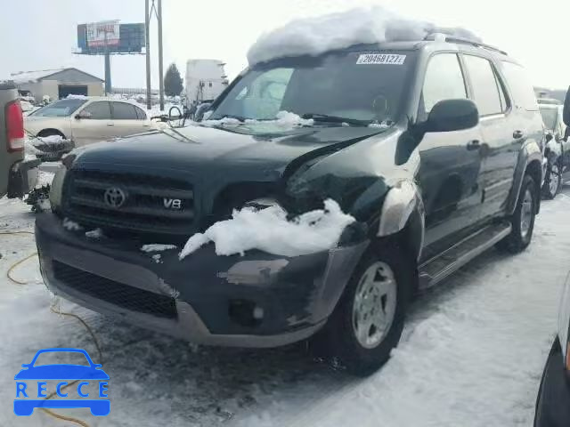 2001 TOYOTA SEQUOIA SR 5TDZT34A71S051643 image 1
