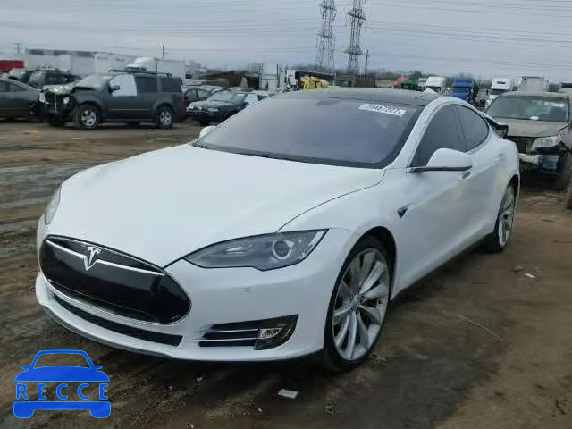 2014 TESLA MODEL S 5YJSA1H14EFP33704 image 1