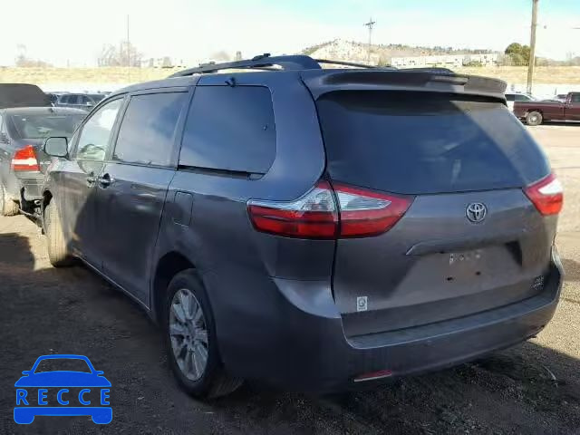 2015 TOYOTA SIENNA XLE 5TDDK3DC9FS110973 image 2