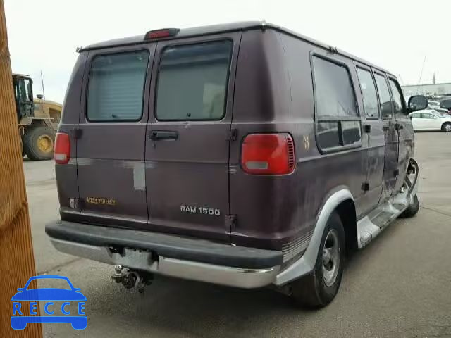 1998 DODGE RAM VAN B1 2B6HB11Z0WK103754 зображення 3