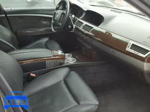 2005 BMW 745LI WBAGN63565DS59812 image 4