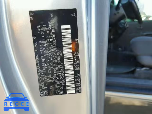 2005 TOYOTA TUNDRA ACC 5TBRU341X5S453829 image 9