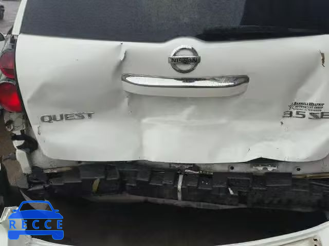 2008 NISSAN QUEST S/SE 5N1BV28U88N122242 Bild 8