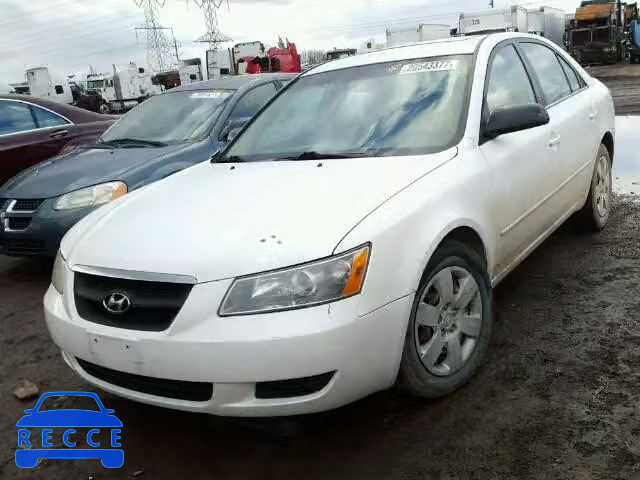 2008 HYUNDAI SONATA 5NPET46C68H372334 image 1