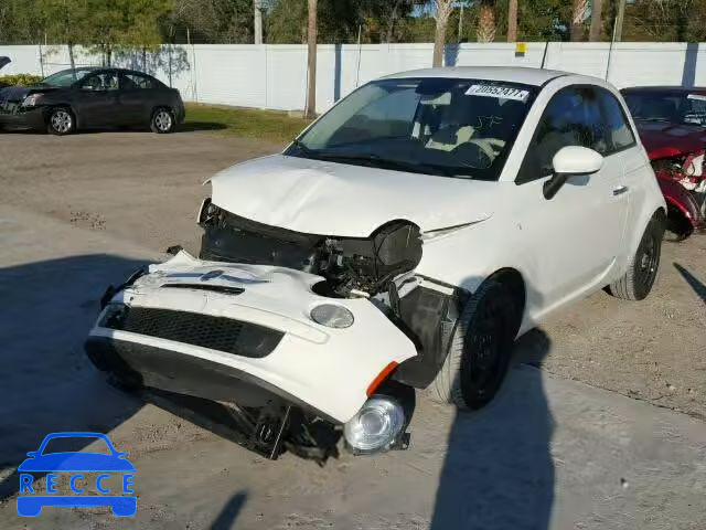 2013 FIAT 500 POP 3C3CFFAR2DT738908 image 1