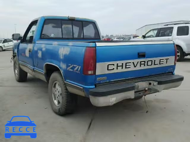 1991 CHEVROLET K1500 1GCDK14K0MZ199873 image 2