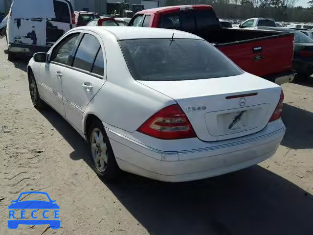 2001 MERCEDES-BENZ C240 WDBRF61J91F035200 image 2