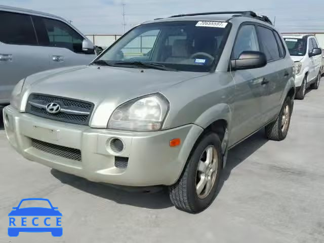 2006 HYUNDAI TUCSON GL KM8JM12B26U480956 зображення 1