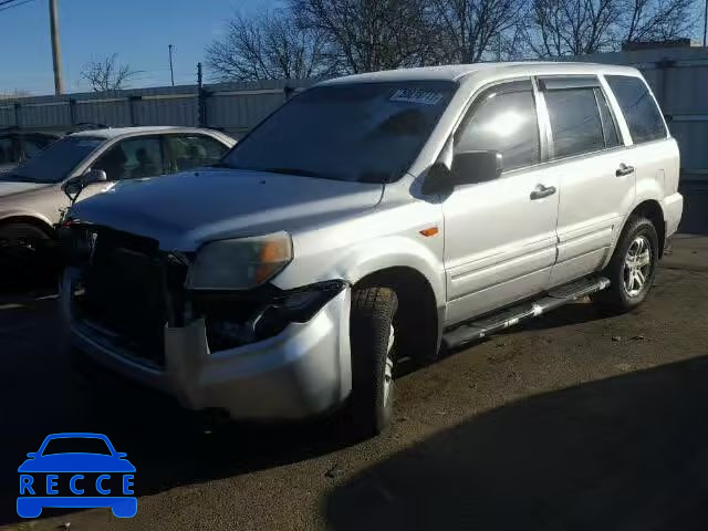 2006 HONDA PILOT LX 5FNYF28166B031032 зображення 1