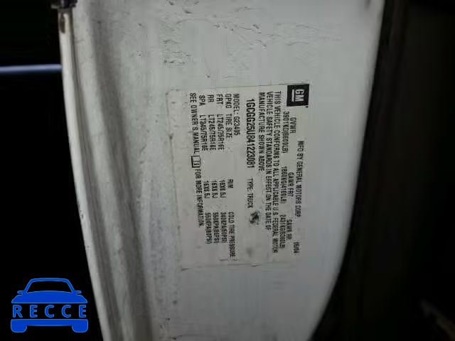 2004 CHEVROLET EXPRESS G2 1GCGG25U841223081 image 9