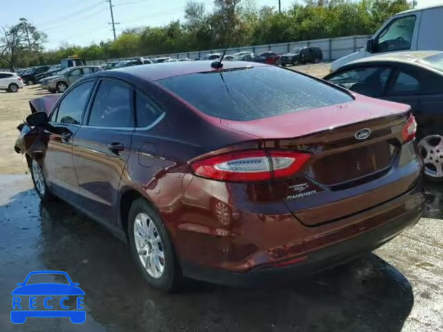 2015 FORD FUSION S 3FA6P0G70FR256162 image 2