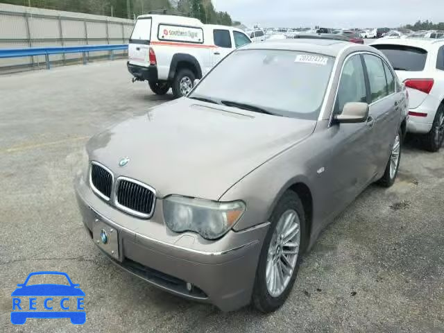 2004 BMW 745LI WBAGN635X4DS53977 зображення 1