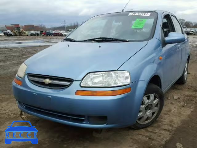 2004 CHEVROLET AVEO LS KL1TJ52674B222027 image 1