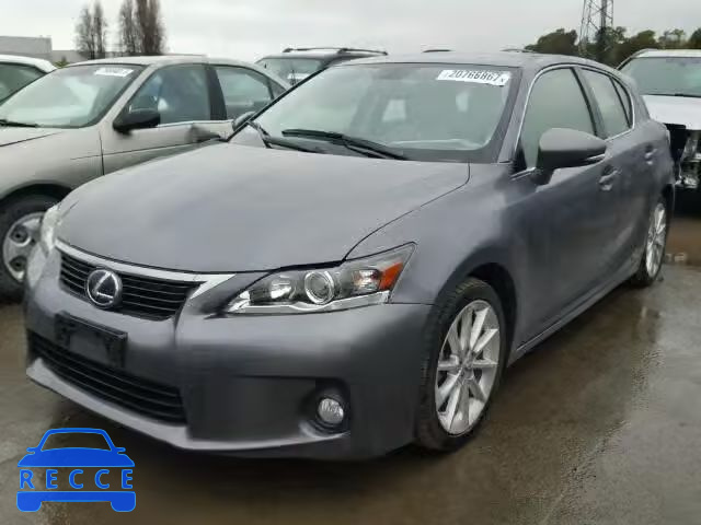 2012 LEXUS CT200H JTHKD5BH6C2061325 image 1