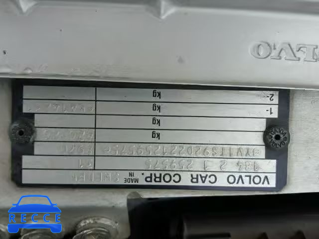 2002 VOLVO S80 YV1TS92D221259575 image 9