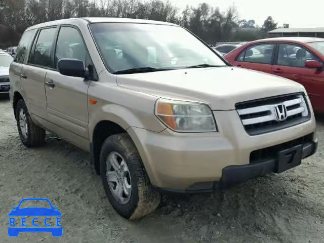 2006 HONDA PILOT LX 5FNYF28106B046027 зображення 0