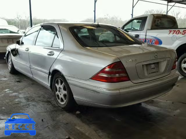 2000 MERCEDES-BENZ S430 WDBNG70J9YA058230 зображення 2