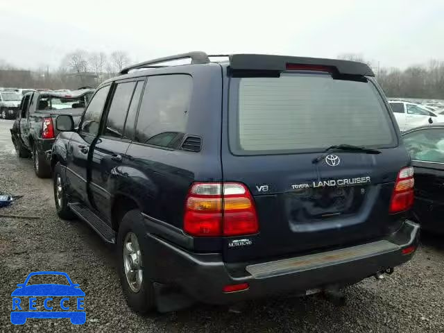 2001 TOYOTA LANDCRUISE JTEHT05J512008236 image 2