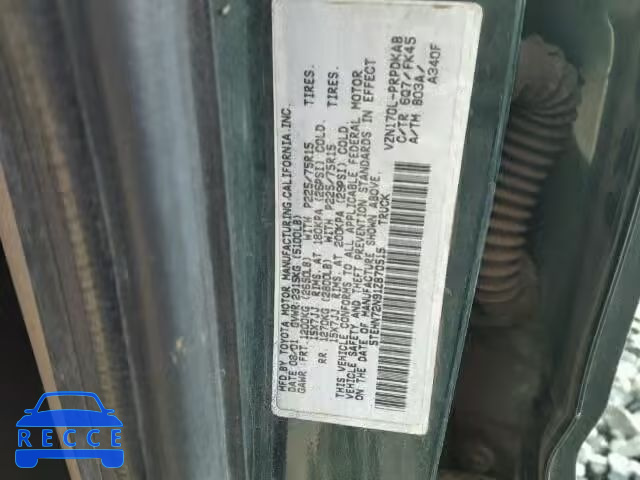 2001 TOYOTA TACOMA DOU 5TEHN72N91Z870515 image 9