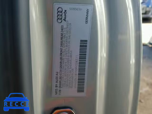 2009 AUDI A5 QUATTRO WAUDK78T59A028271 Bild 9