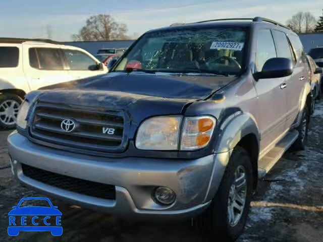 2004 TOYOTA SEQUOIA SR 5TDBT44A24S226957 зображення 1